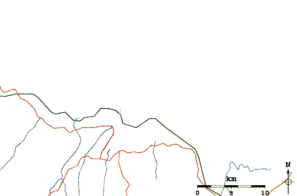 Roads and rivers around Arataki