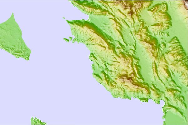 Surf spots located close to Arila Right
