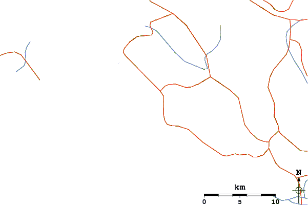 Roads and rivers around Arila Right