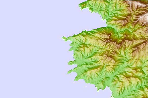 Surf spots located close to Arone