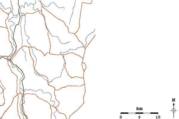 Roads and rivers around Arrawarra