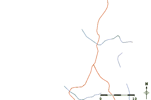 Roads and rivers around Arrifana