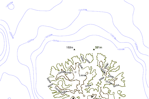 Shoreline around Arue Beach