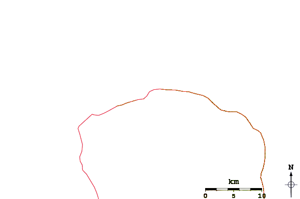 Roads and rivers around Arue Beach