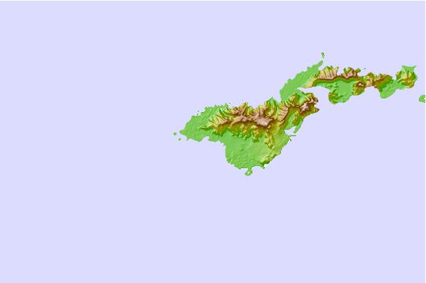 Surf breaks located close to Asili Point