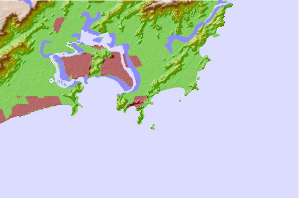 Surf spots located close to Praia de Asturias