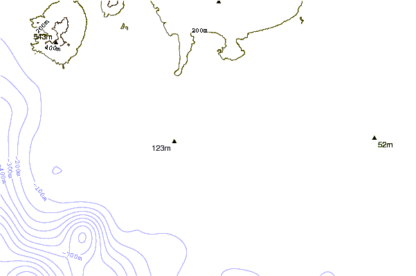 Shoreline around Asuncion Bay