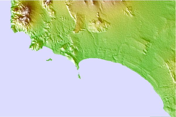 Surf breaks located close to Asuncion Bay
