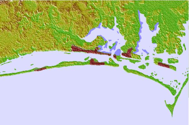 Surf spots located close to Atlantic Beach
