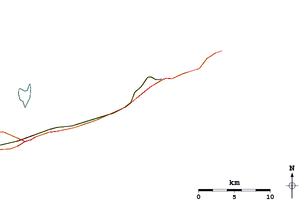 Roads and rivers around Atlantic Terrace