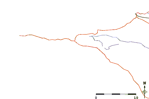 Roads and rivers around Audierne