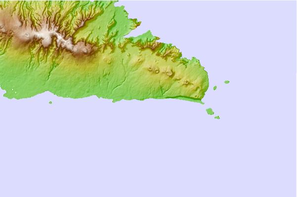 Surf spots located close to Aufaga Village