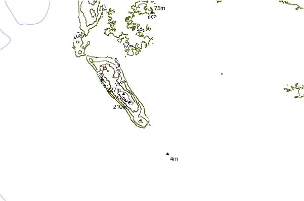 Shoreline around Augusta Rivermouth