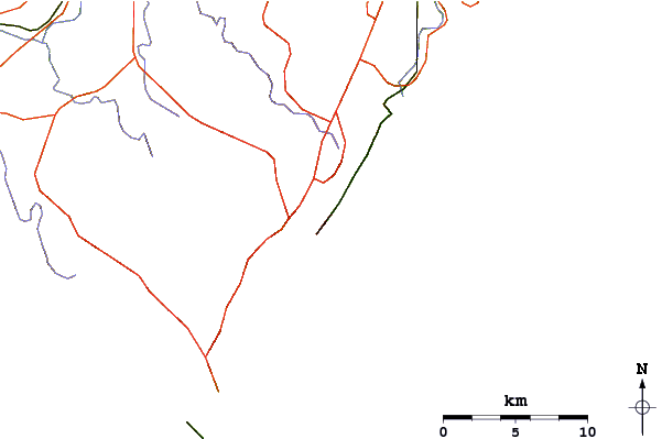 Roads and rivers around Austinmer Pools