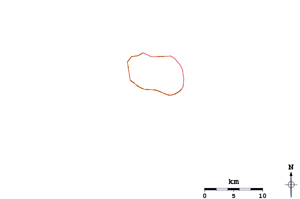 Roads and rivers around Avaavaroa Passage