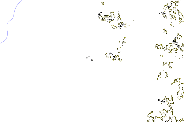 Shoreline around Avalanche