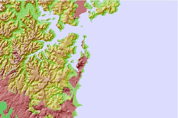 Surf spots located close to Avalon-North