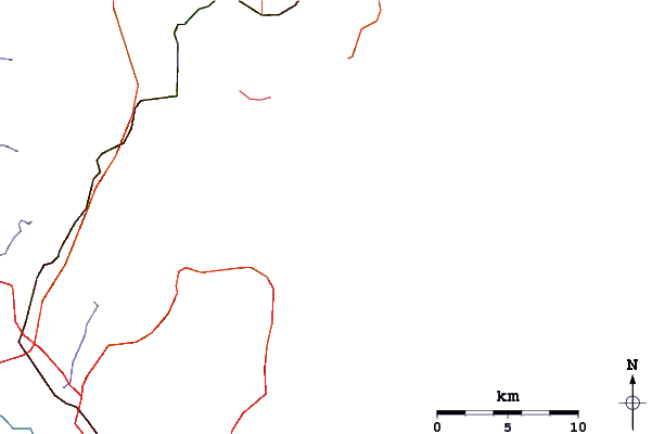 Roads and rivers around Avalon-North