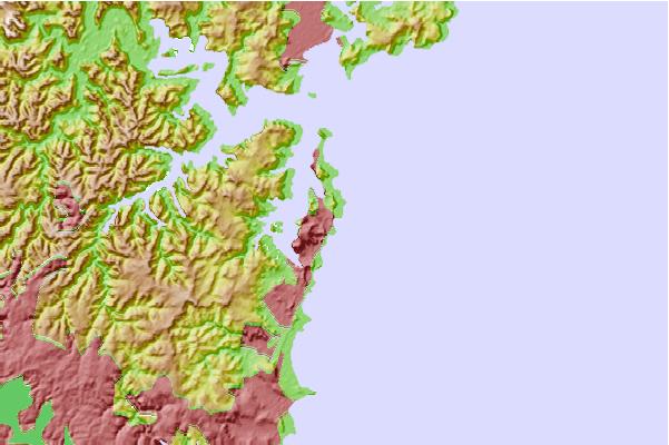 Surf spots located close to Avalon-South
