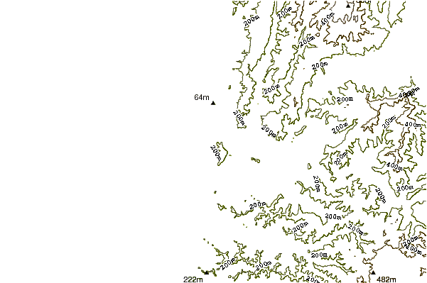 Shoreline around Awakino River Mouth
