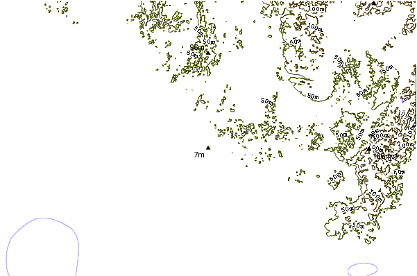Shoreline around Axim