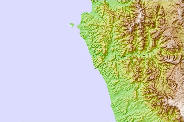 Surf spots located close to Ayampe