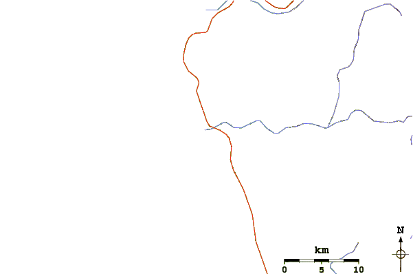 Roads and rivers around Ayampe