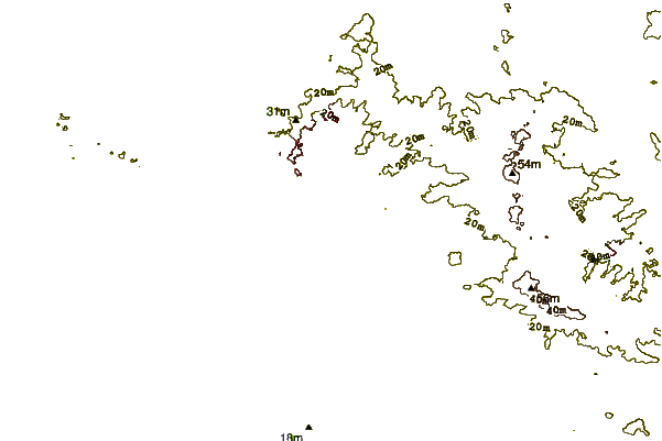 Shoreline around Aytre Lopette