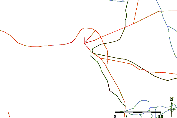 Roads and rivers around Aytre Lopette