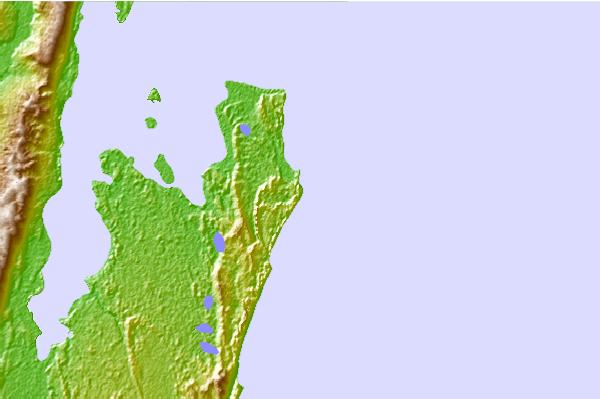Surf spots located close to Back Beach