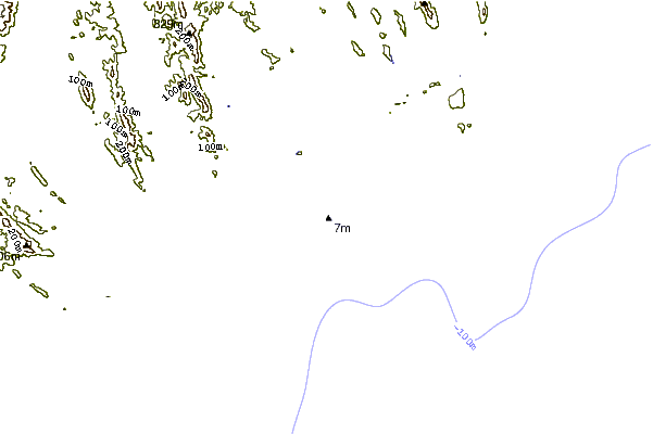 Shoreline around Back Bommie