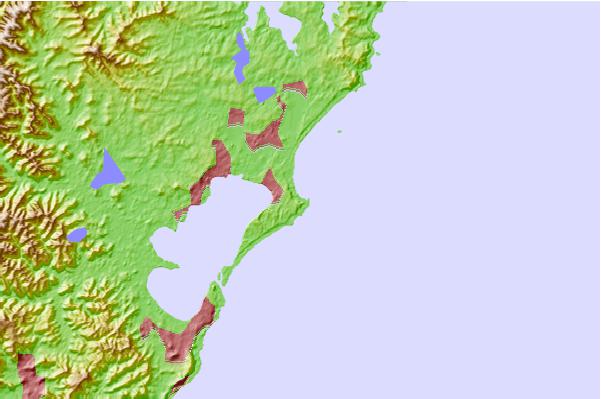 Surf spots located close to Backdoor 4