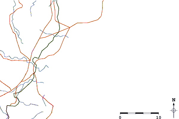 Roads and rivers around Backdoor 4