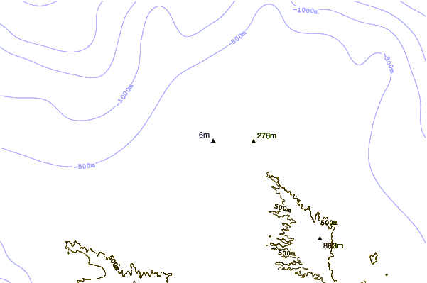 Shoreline around Backdoor