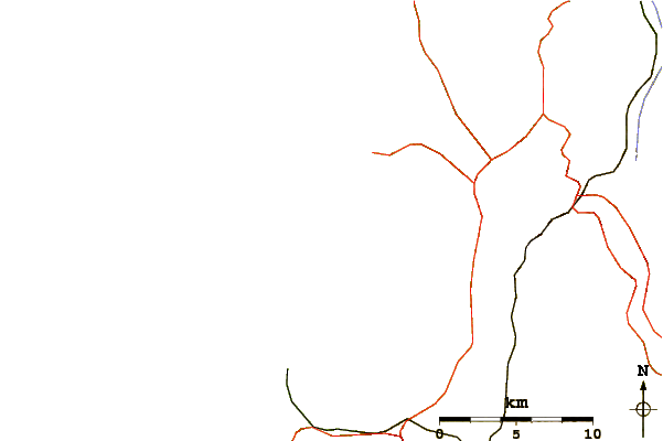 Roads and rivers around Backdoor