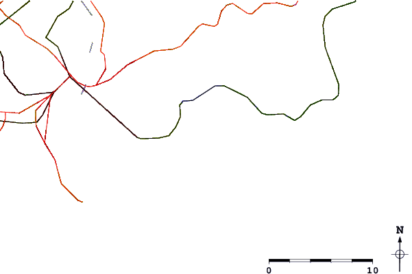 Roads and rivers around Backyards