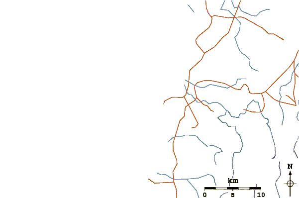 Roads and rivers around Badoc Island Lefts