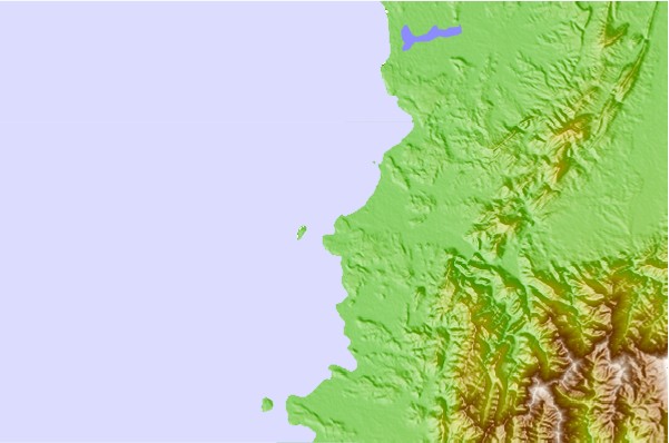 Surf spots located close to Badoc Point