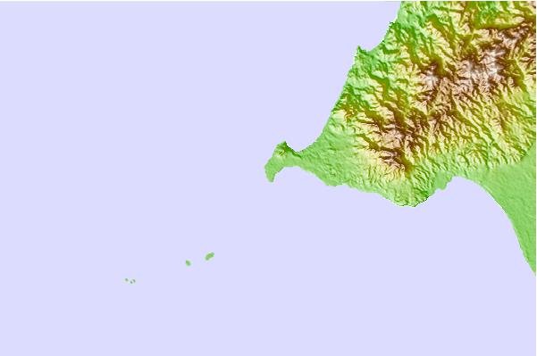Surf spots located close to Bahia