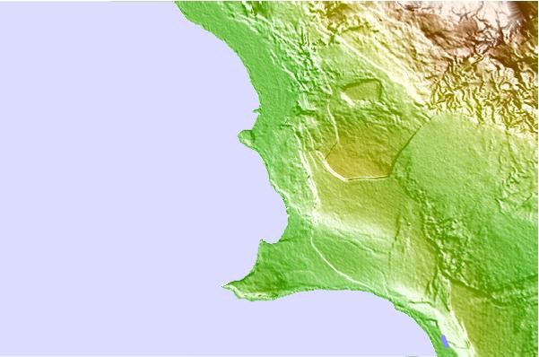 Surf spots located close to Bahia de las Aguilas