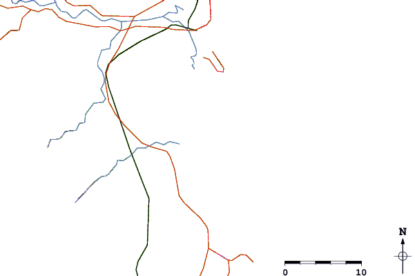 Roads and rivers around Bai Dai Nha Trang