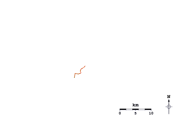 Roads and rivers around Baia da Rata