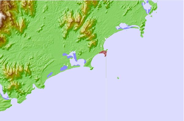 Surf spots located close to Baie des Singes