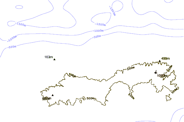 Shoreline around San Miguel - Baixa de Viola