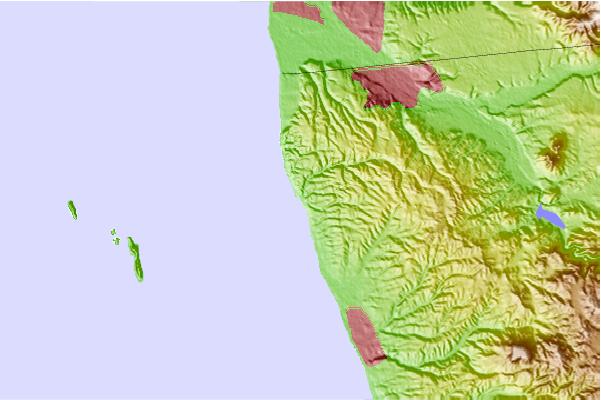 Surf spots located close to Baja Malibu