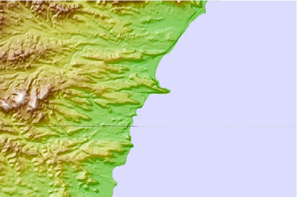 Surf spots located close to Bajada de los Palitos