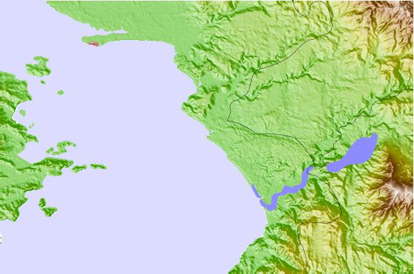 Surf spots located close to Bajamar