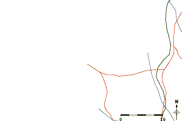 Roads and rivers around Baleal Sul