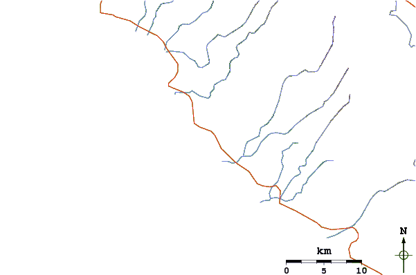 Roads and rivers around Bali Village