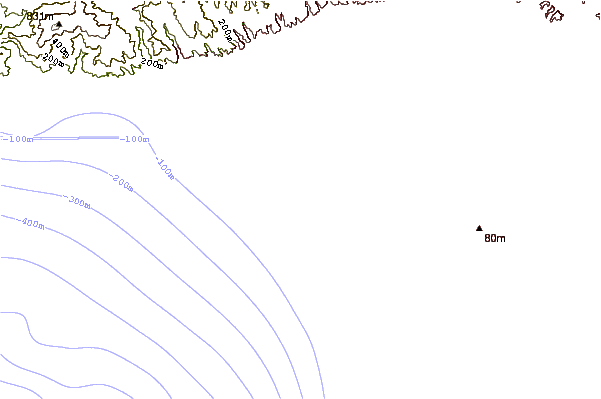 Shoreline around Ballona Creek and Jetty